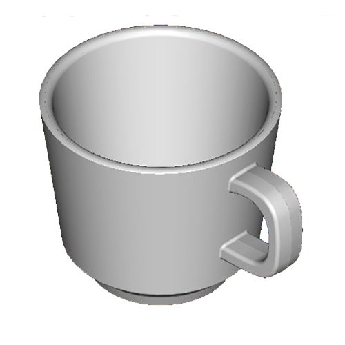 帶把手茶杯